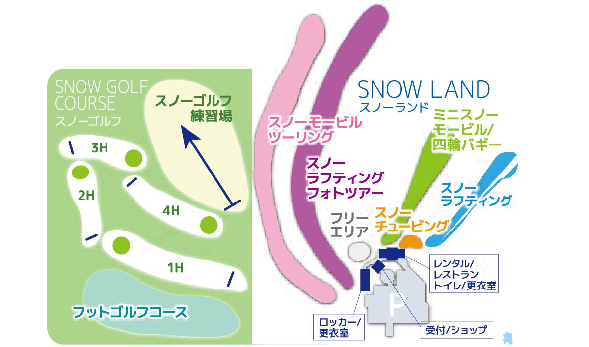 snow land map