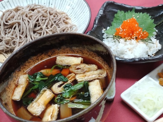 けんちんつけ蕎麦とミニ丼