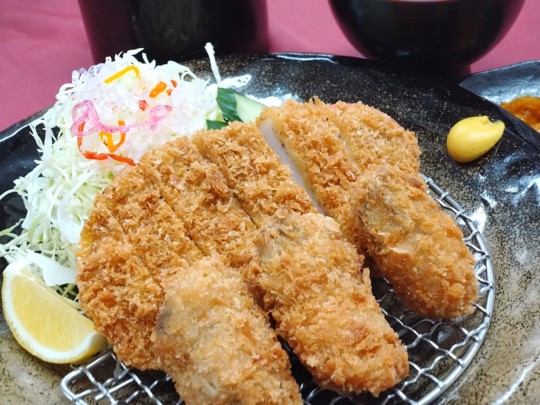 ヒレカツと野菜フライ