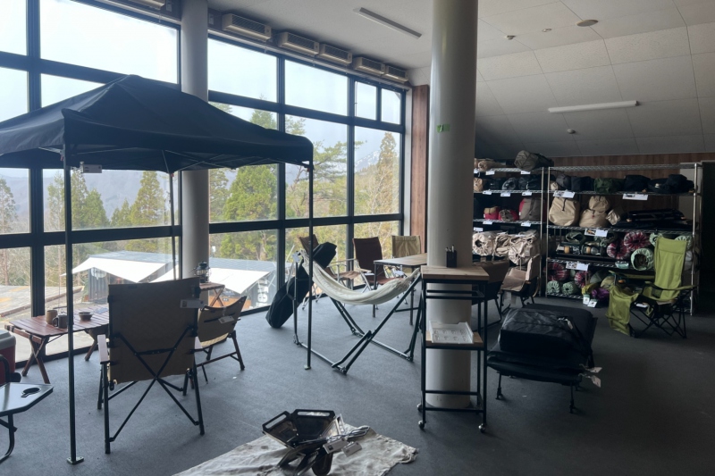 The BASE2階にレンタル品展示コーナー登場！【NEW】