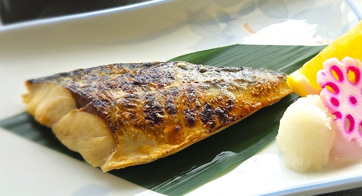 鯖の塩焼き